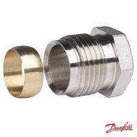 Danfoss raccords à compression pour tubes en acier et en cuivre, nickelé