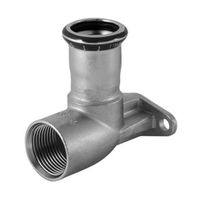 Geberit Mapress Equerre de raccordement 90° acier inoxydable décalé