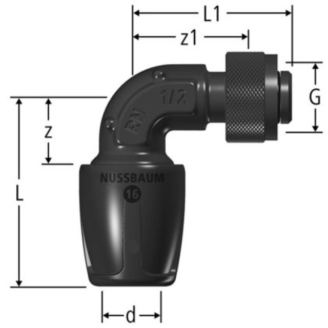 OPTIFLEX PROFIX COUDE A/RACC.
ENFICHABLE A VISSER 1/2"  16
85271.21