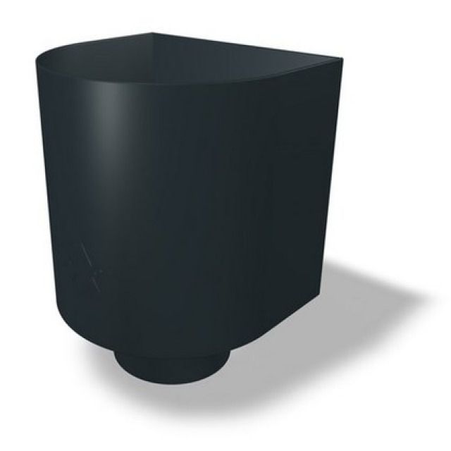 PREFA WASSERFANGKASTEN RUND
100MM DUNKELGRAU P10