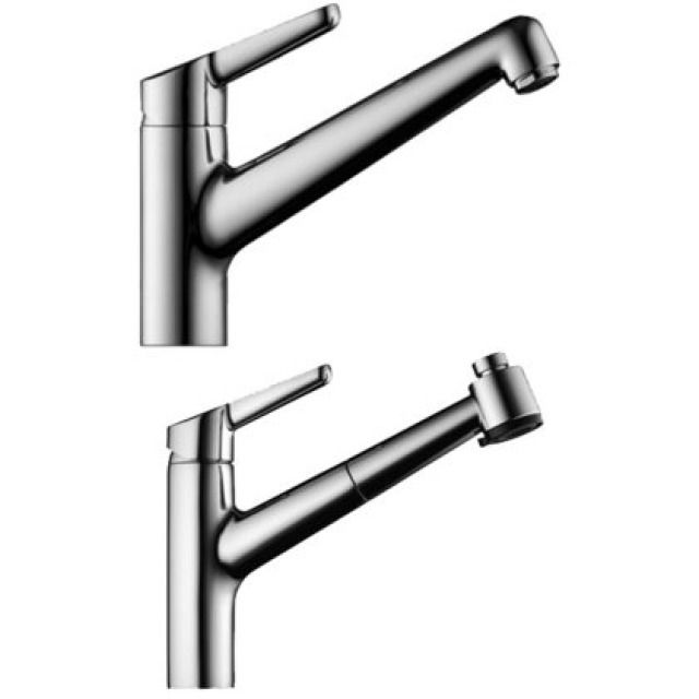 Mélangeur d'évier WAMAS
S 225 mm goulot orientable
douche extensible réglable
tuyaux de raccordment
flexibles 3/8"
groupe acoustique II - Coloris: chromeline