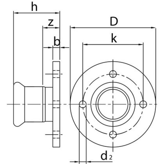 PROFITEC PRESSINOX - FIG. 19
BRIDE AVEC MANCHON À SERTIR
PN 16, 108MM