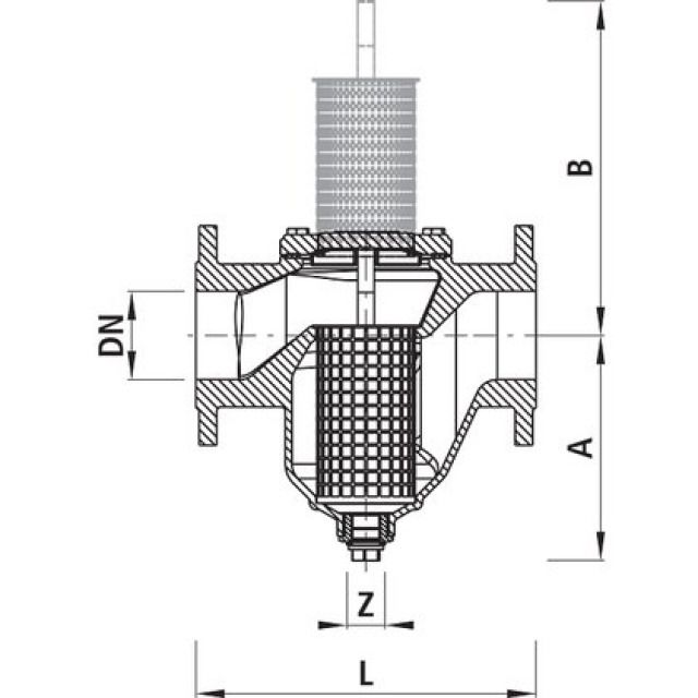 HAWLE SCHMUTZFÄNGER 2002
DN150     PN10/16  SIEB INOX 0.6MM