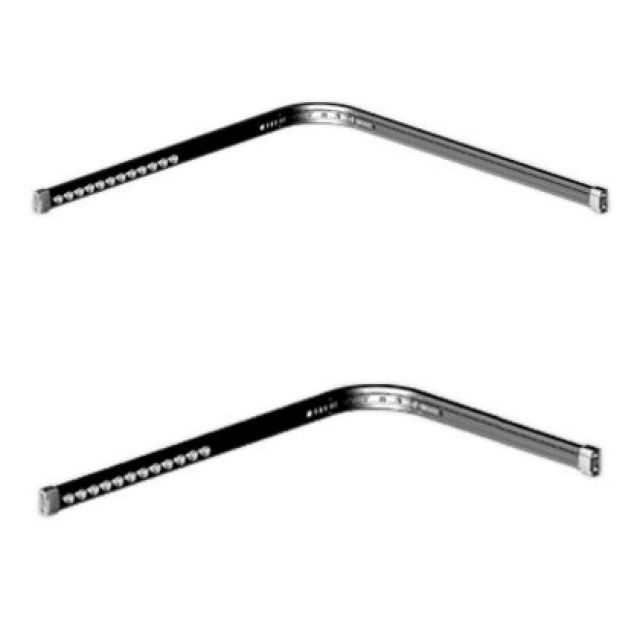 Rail pour rideau douche BODEN-
SCHATZ, 170 x 75 cm, modèle L
ajustable, aluminium
16 glisseurs, matériel de
fixation
Coloris: blanc