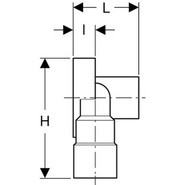 Set d'isolation phonique pour
équerre de racc. 90° double
604.805