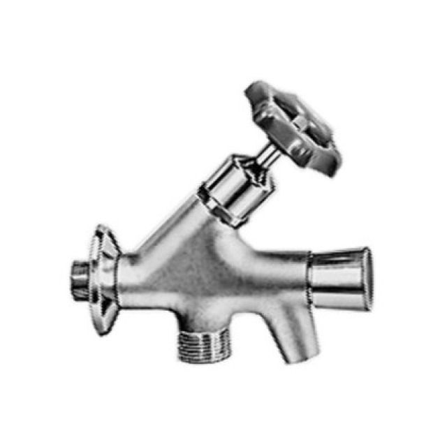 Robinet garage et jardin SIMO
1/2", volant, inverseur
automatique, dispositif
d'antisiphonnage, raccord
de tuyau 3/4"
groupe acoustique I - Coloris: chromé