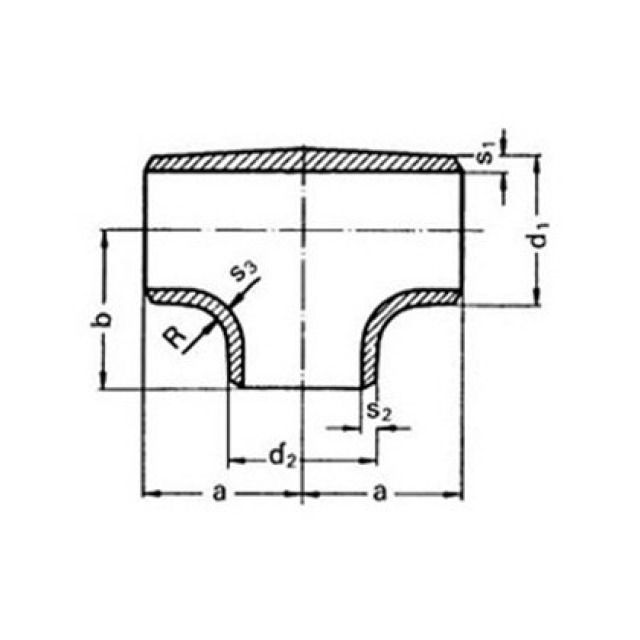 T-STÜCKE EGAL NAHTLOS, KÄLTEBS
168.3 MM X 168.3 MM
P 235GH / EN 10253-2-A
SA2.5+2K / 3X60µ KÄLTEBES 180µ
3 X 2-KOMPONENTEN EPOXIDHARZ-
BESCHICHTUNG