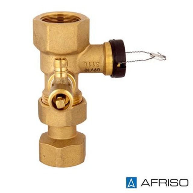 Vanne à capuchon KAV 25, 1"
Afriso avec robinet de vidange
0-120°C, max. 10 bar