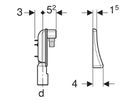 GEBERIT SET MONTAGE SIPHON
152.236 A ENCAS MACH. A LAVER
