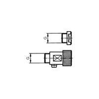 5074, Instaflex, Vanne de vidange avec bouchon 1/4"
