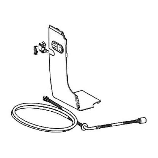 Set de raccordement d'eau
pour WCdouche AQUACLEAN MERA
UP à la chasse d'eau à
encastrer Sigma
raccordement 19,5 cm
Coloris: blanc