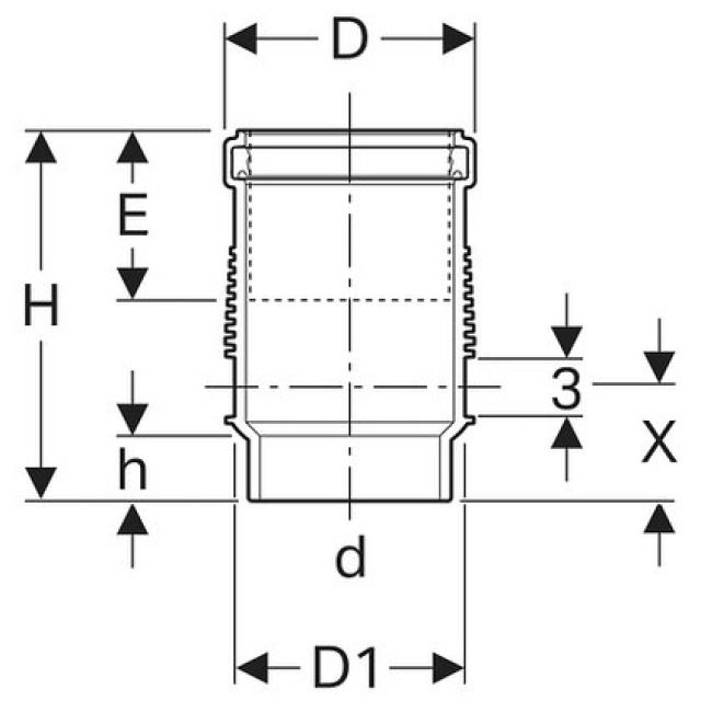 SILENT MANCHON LONG
310.012                 110 MM