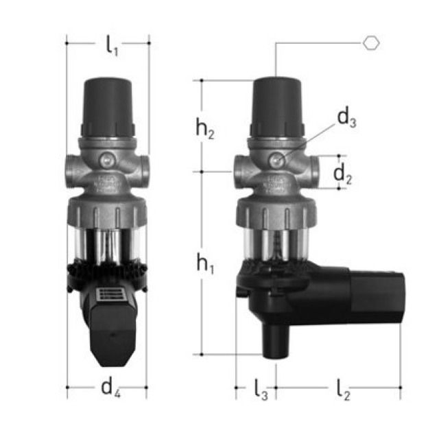 JRG CLEANLINE COMBI MIT
RUECKSPUELAUTOM DN 25 1371.025