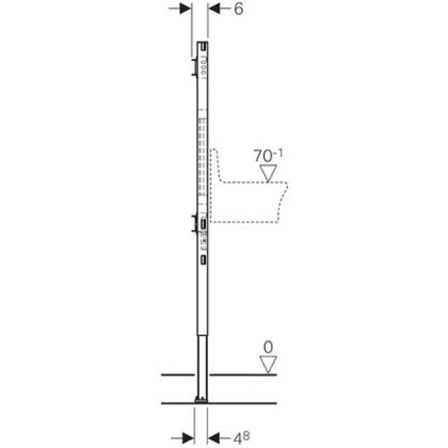 DUOFIX AUSGUSSBECKEN-ELEMENT
111.546 TYP 130