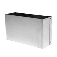 Connecteur de canal / manchon coullisant pour canal plat 80/254 mm