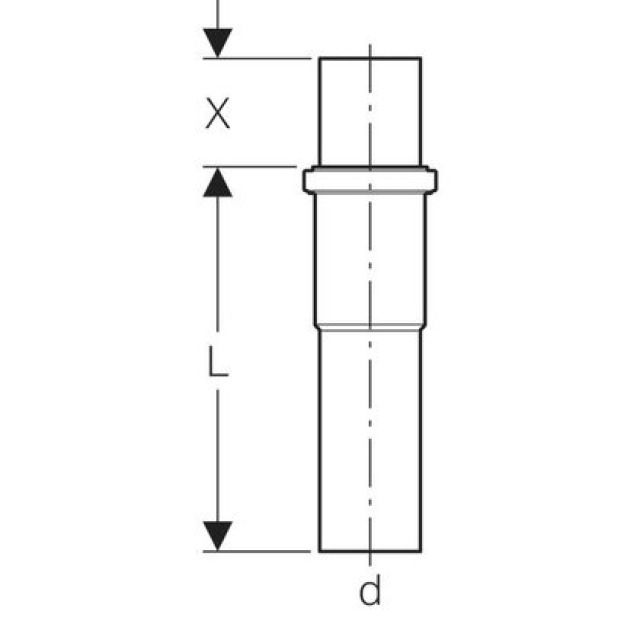 GEBERIT PE-ELEMENT DILATATION
368.701                 125 MM