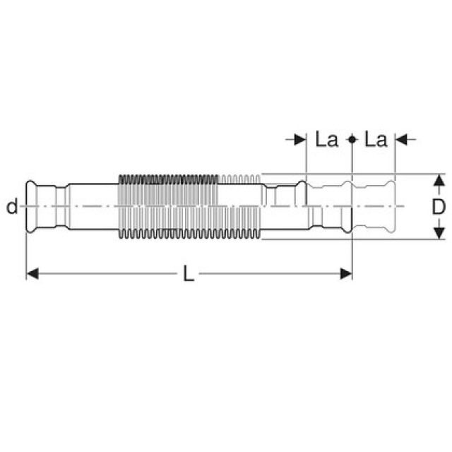 MPF-S AXIALKOMPENSATOR
33933 M.PRESSMUFFEN      18 MM