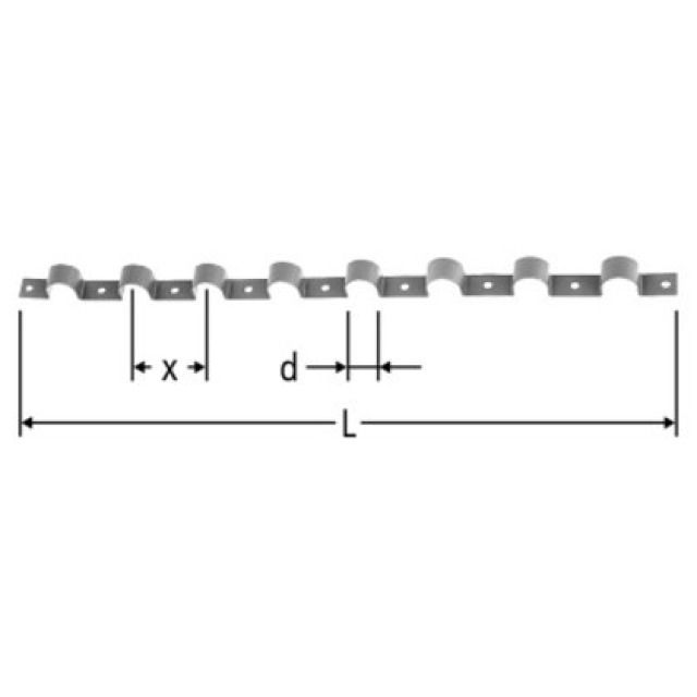 OPTIFLEX-ROHRBRIDENBAND 8-FACH
87073.21                 16 MM