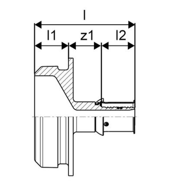 GF Uponor S-Press
RS embout-réduction PLUS 25-RS2