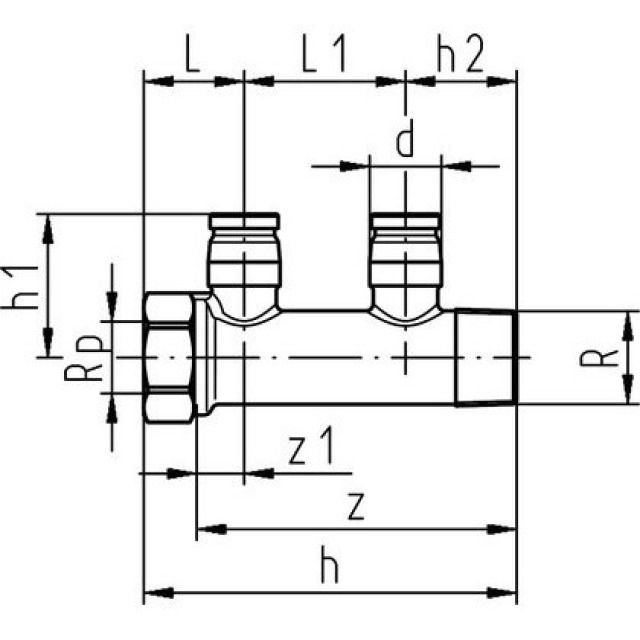 iFIT Distrib. 2 dép. 16/20-3/4" PN16