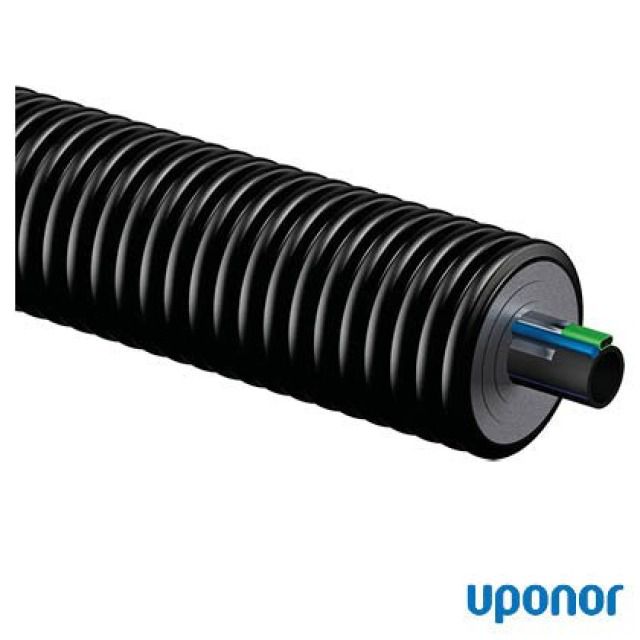 Uponor Ecoflex Supra PLUS PN16
63x5.8/140mm inkl.
cable 10W/m