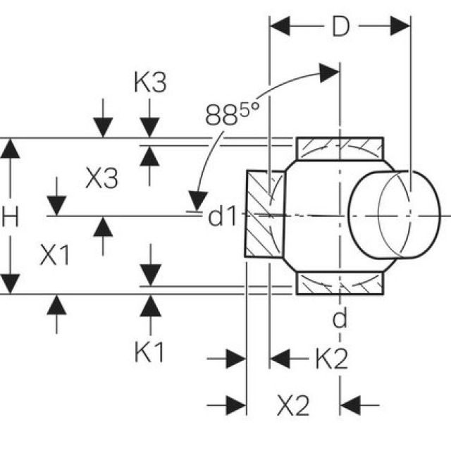 GEBERIT PE-EMBRAN MULTIPL 135°
368.600 3 DEPARTS 125 / 110 MM