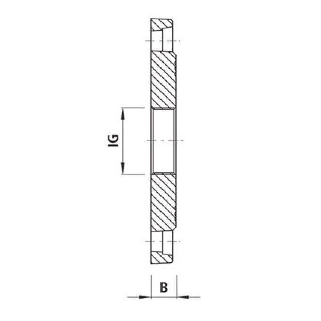 BRIDE FILETÉE DN200 IG 2" 8100"
PN 10