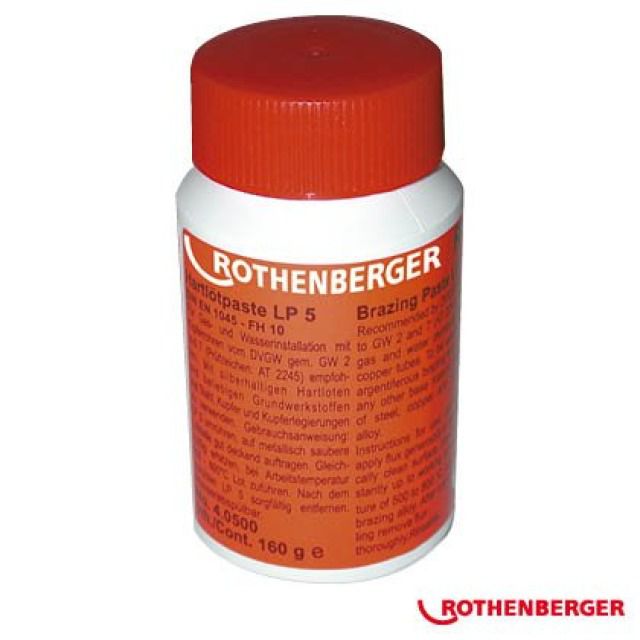 ROTHENBERGER HARTLOETPASTE LP5
4.0500 DIN8511 TYP F-SH 160 GR