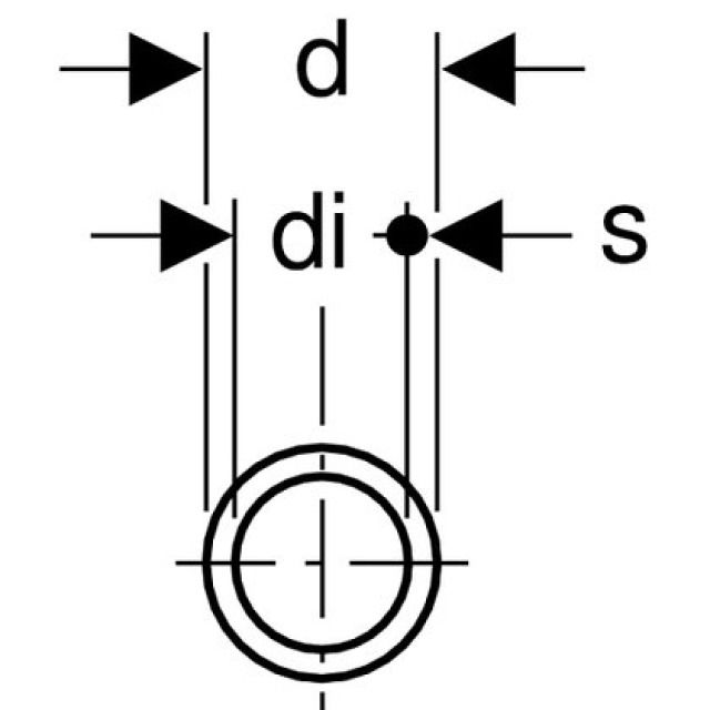 TUBE COMPOSITE MEPLA
N° 601.100.00.1 DIAM. 16
D. 16   EN BARRES DE 5 M
