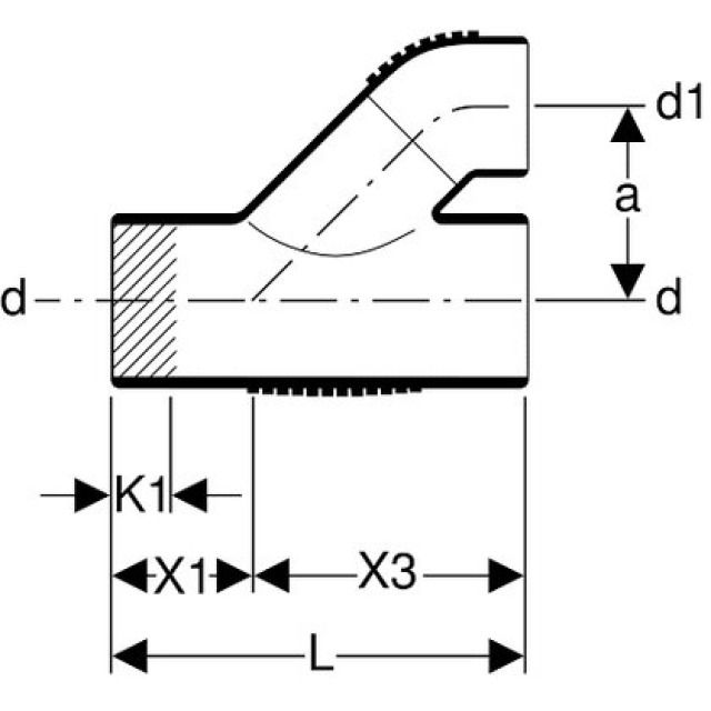 SILENT EMBRANCHEMENT PARALLELE
308.081                  90 MM