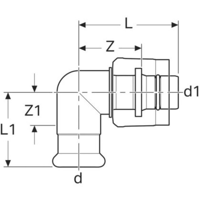 MPF-S coude 90°  61120
avec Masterfix
15-MF20