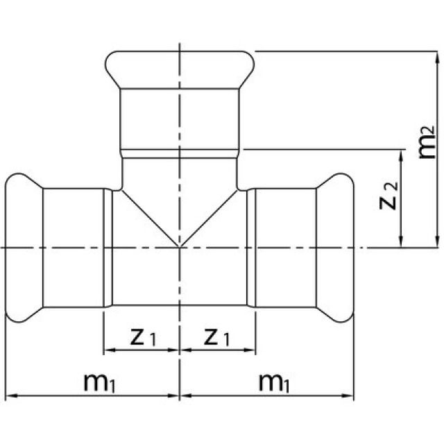 PROFITEC PRESSINOX - FIG. 16
TÉ ÉGAL 168.3 MM