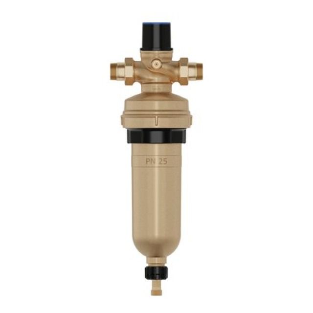 JRGURED Combi Hauswasserstation
DN50, mit Verschraubungen R2"
mit RG-Filterbecher
Werkseinstellung 4 bar
Rotguss