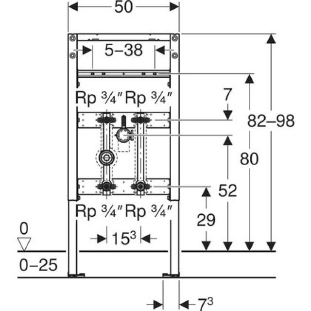 DUOFIX élément lavabo
111.574 JRG robin.stand. 1 WZ
type 82-98 - 2 Überströmkappen, 2
Abdeckrosetten für
Regulierventil,
UP JRG LegioStop