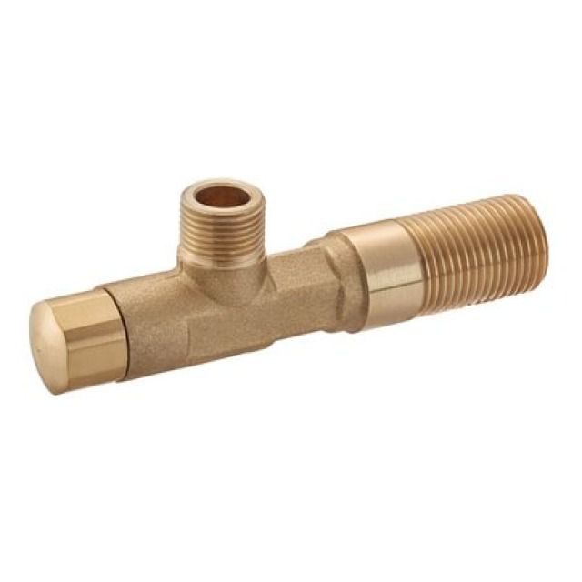 Eck-Regulierventil Neoperl
1/2" x 45 mm, ohne
Klemmverschraubung
Messing blank