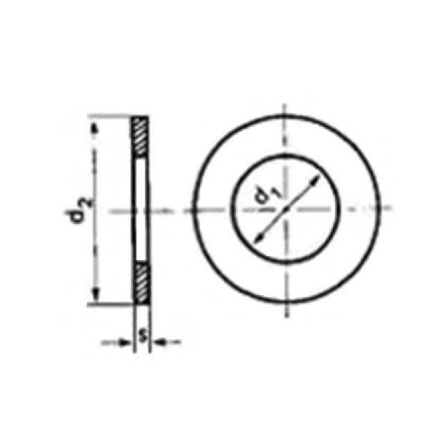 RONDELLES PLATES INOX A2
10.5X20X2.0