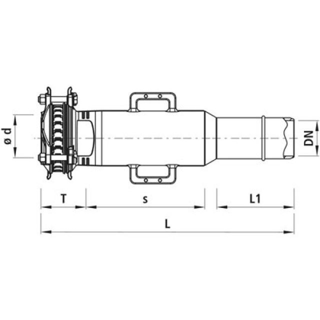 HAWLE MANCHON COULISSANT AVEC
MANCH SYNOFLEX 5372 PN16
BLS DN200 198-230MM
