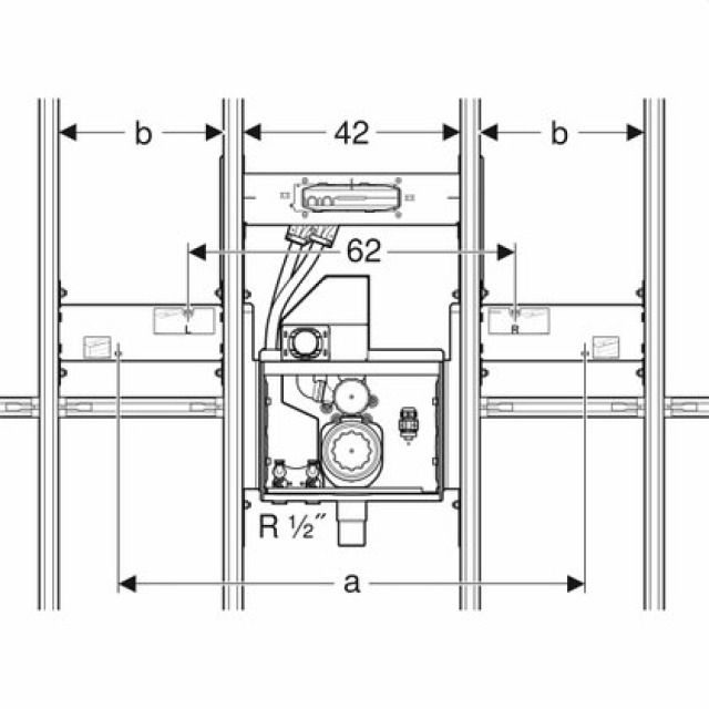 GIS SET 461.474
ZU GEB. ONE WT U. WANDARMATUR
A 104 CM