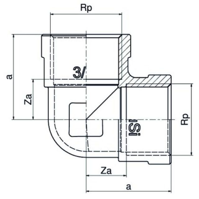 EQUERRE 90°
8090                      3/4"
EN BRONZE AU SILICIUM