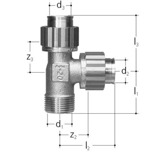 SANIPEX T MIT AUSSENGEWINDE
5465.975     3/4" - 16 - 16 MM