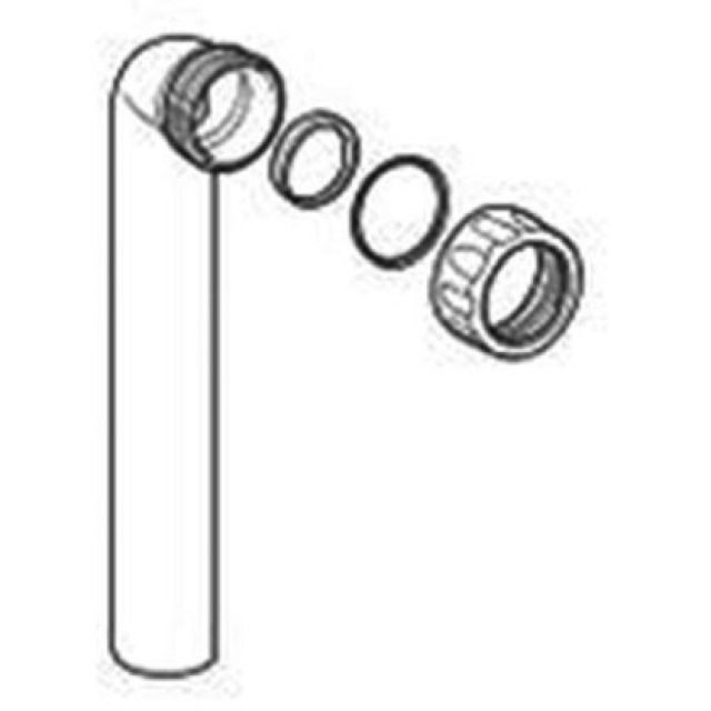 GEBERIT COUDE COMPLET
252.234.06 GRIS GRANIT  40 MM