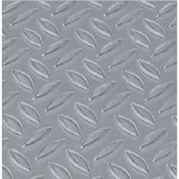 Tôle striée "grain d'orge" en aluminium