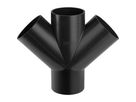 PE-HD Embranchement double 45°