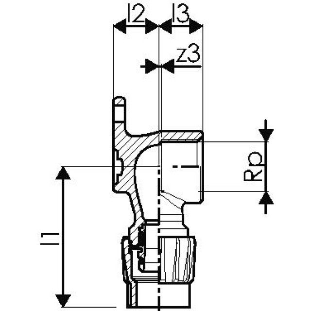 Sanipex MTArmaturenan.einf.d16x1/2"
bleifrei 4610.135