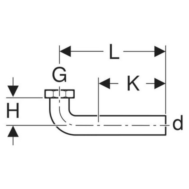 GEBERIT COUDE DE RACCORD NOIR
152.214  90° 60 X 1/8" - 48 MM