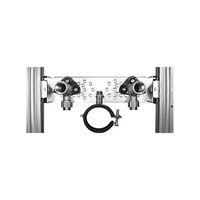 5458, JRG Sanipex, Plaque de raccordement pour profil GIS set pour lavabo