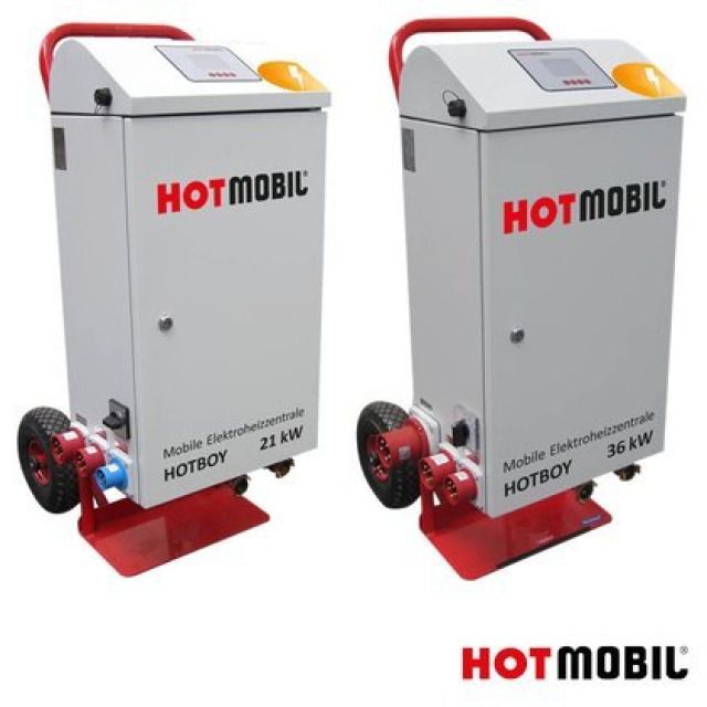 Hotboy Multi 36 kW
mobile Elektroheizzentrale
3x16 | 3x32 | 3x63 A, 10-85°C
Anschluss VL/RL: 3/4"