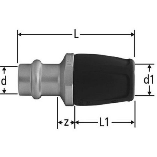OPTIFLEX-PROFIX-OPTIPRESS
PIECE INTER. AVEC MANCHON A SERTIR
15x16, 85133.21