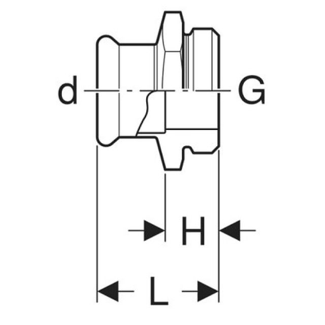 MPF-S UEBERGANGS-ST FLACHD. AG
31736           1 3/4" - 42 MM