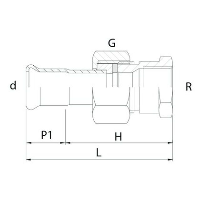 Profitec PressSteel
Press-Racc. Union a/fil. F
1/2"-18mm